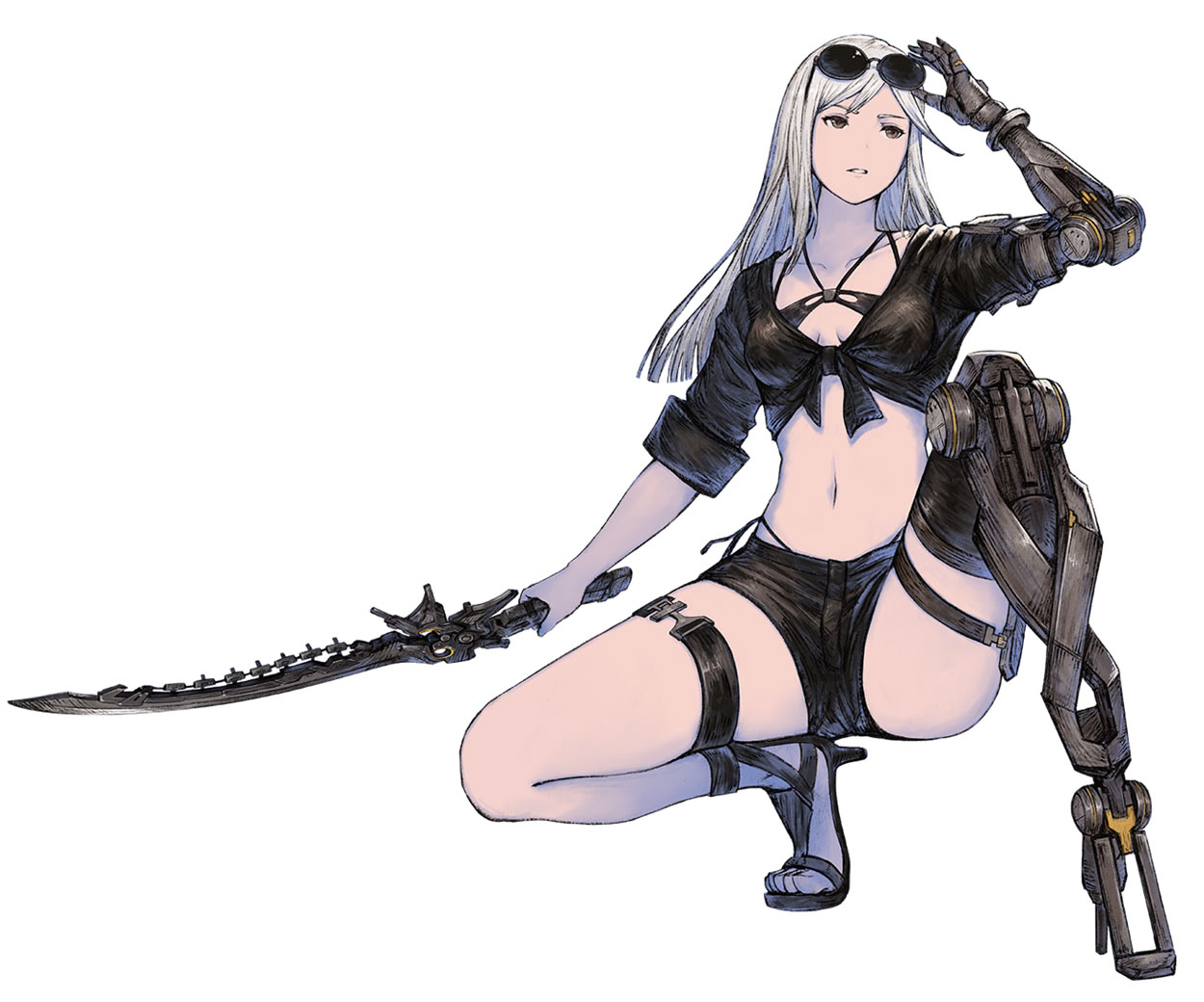 Gayle, Summer Hunter Art from NieR Reincarnation