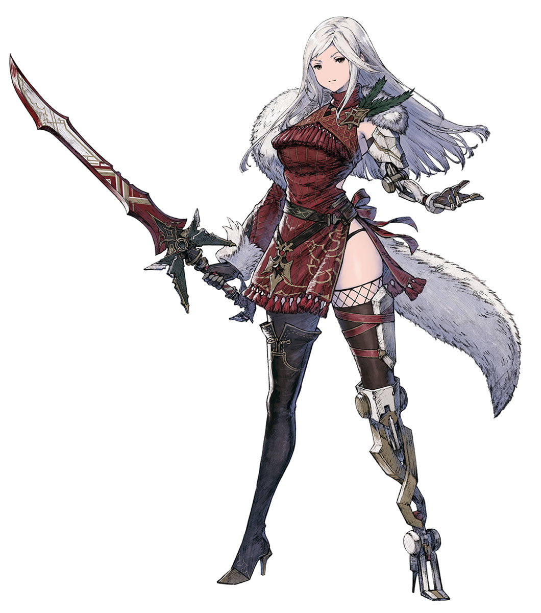 Gayle, Yuletide Hunter Art from NieR Reincarnation