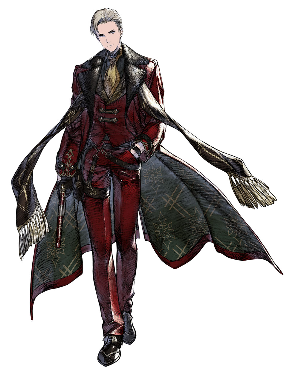 Griff, Yuletide Captain Art from NieR Reincarnation