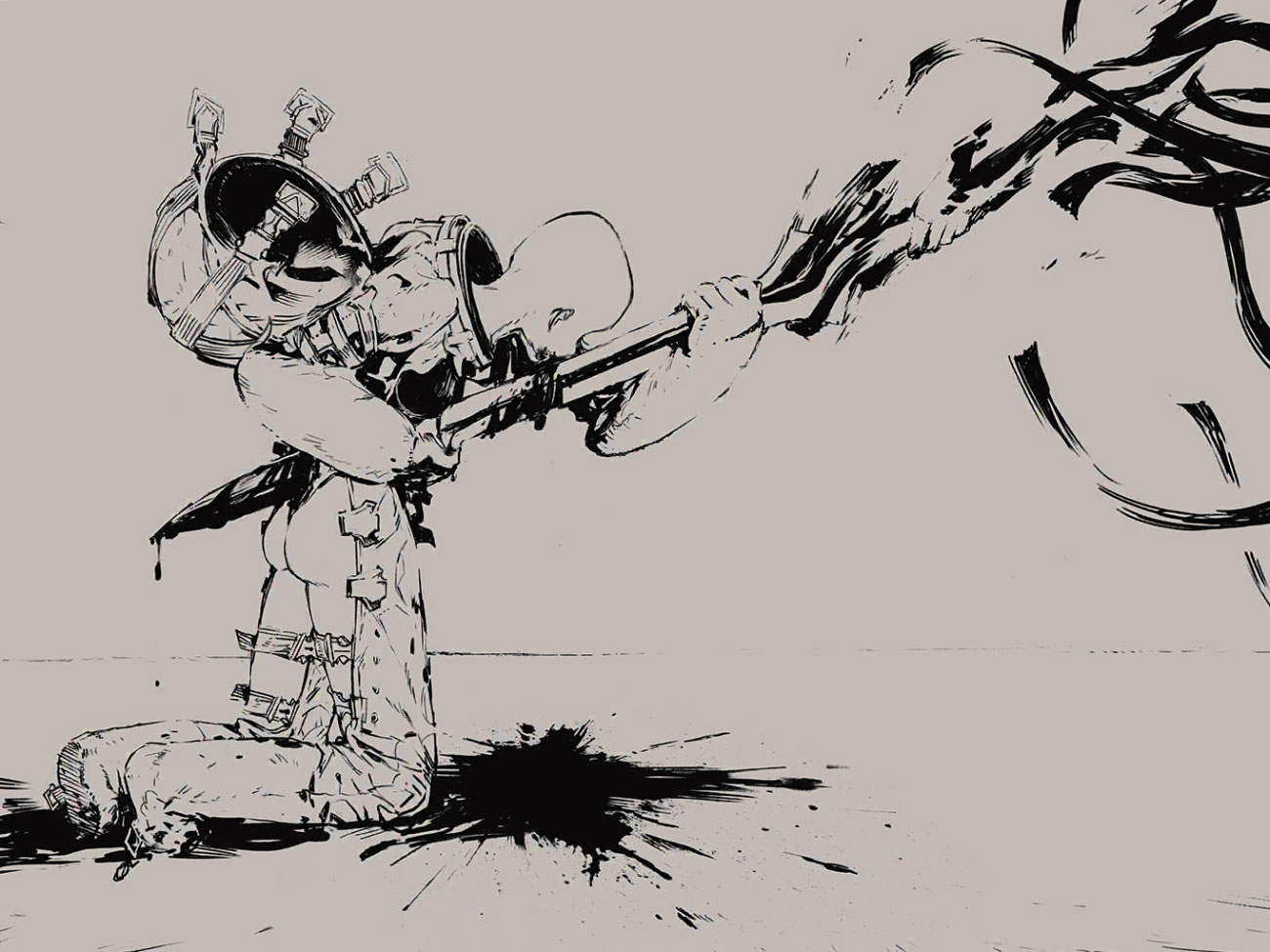 Liberator Chapter Art from NieR Reincarnation