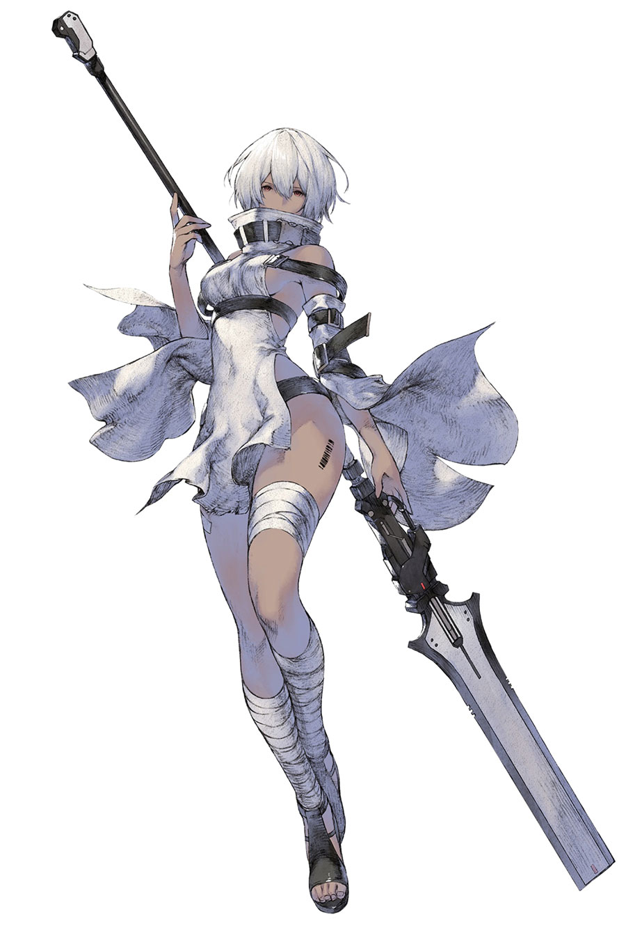 Noelle, the Sealed Girl Art from NieR Reincarnation