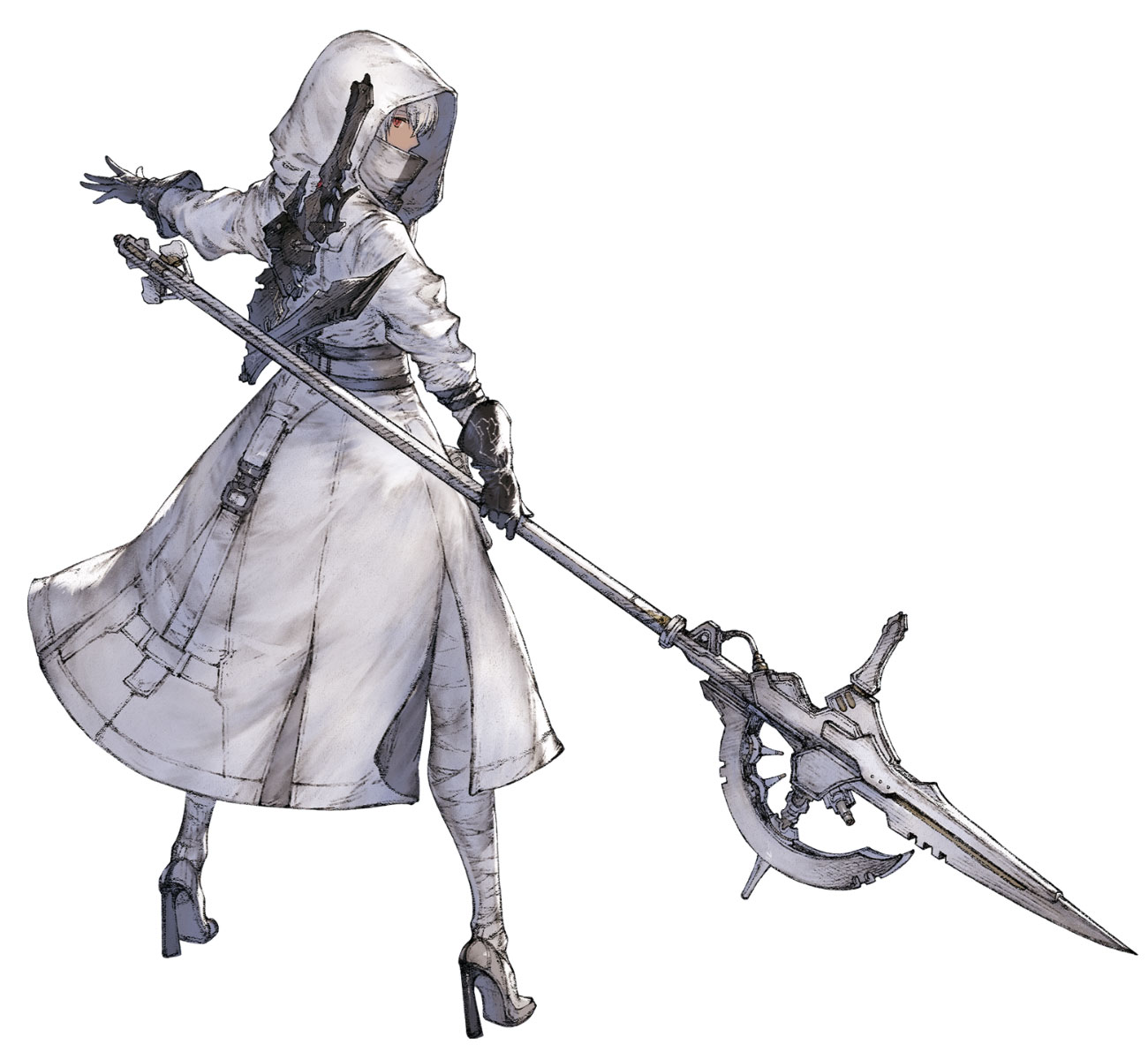 Noelle, Frozen-Heart Warlady Art from NieR Reincarnation