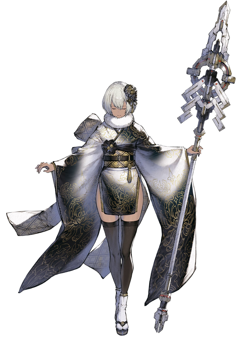 Noelle, New Year's Weapon Art from NieR Reincarnation