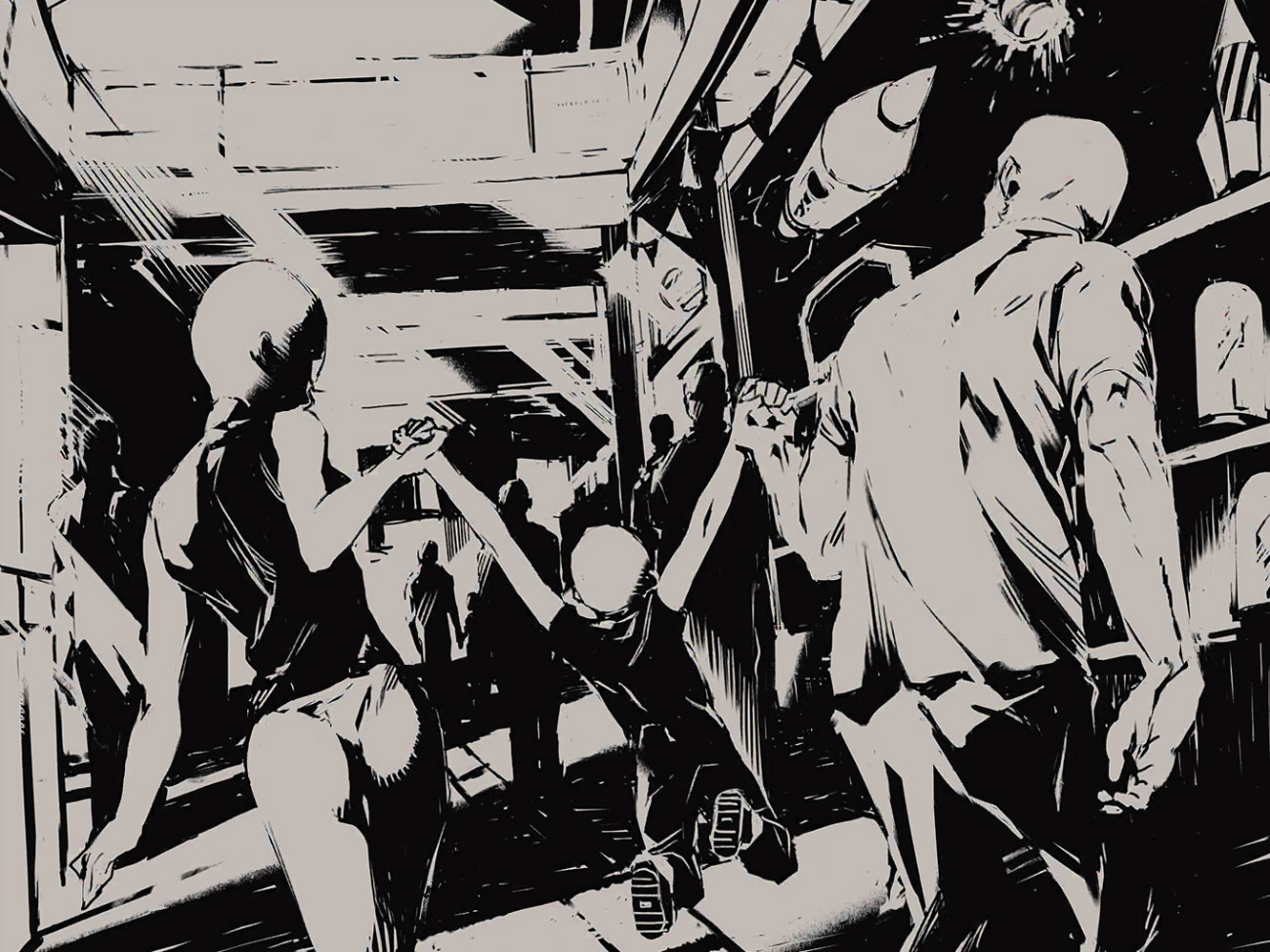 PriSOner Chapter Art from NieR Reincarnation