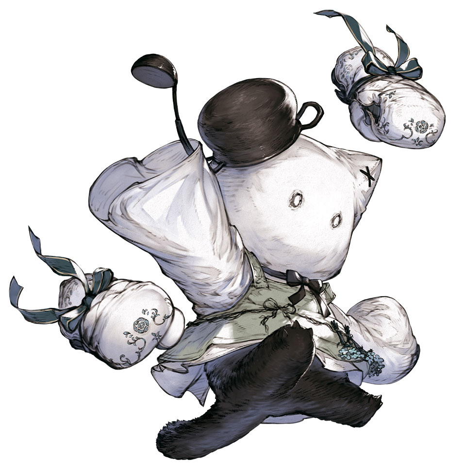 Priyet, Abstract Werebeast Art from NieR Reincarnation