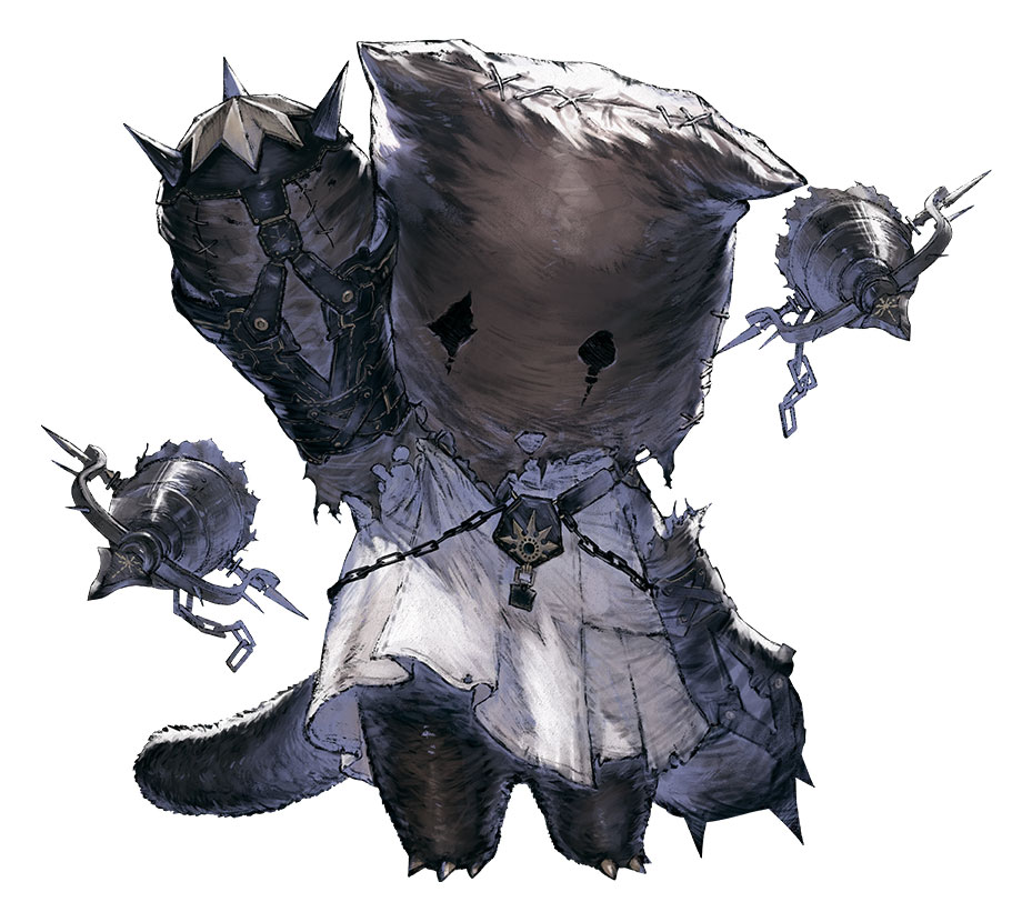 Priyet, Shadowbound Werebeast Art from NieR Reincarnation