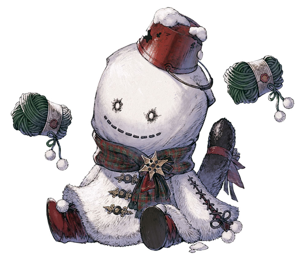 Priyet, Yuletide Werebeast Art from NieR Reincarnation