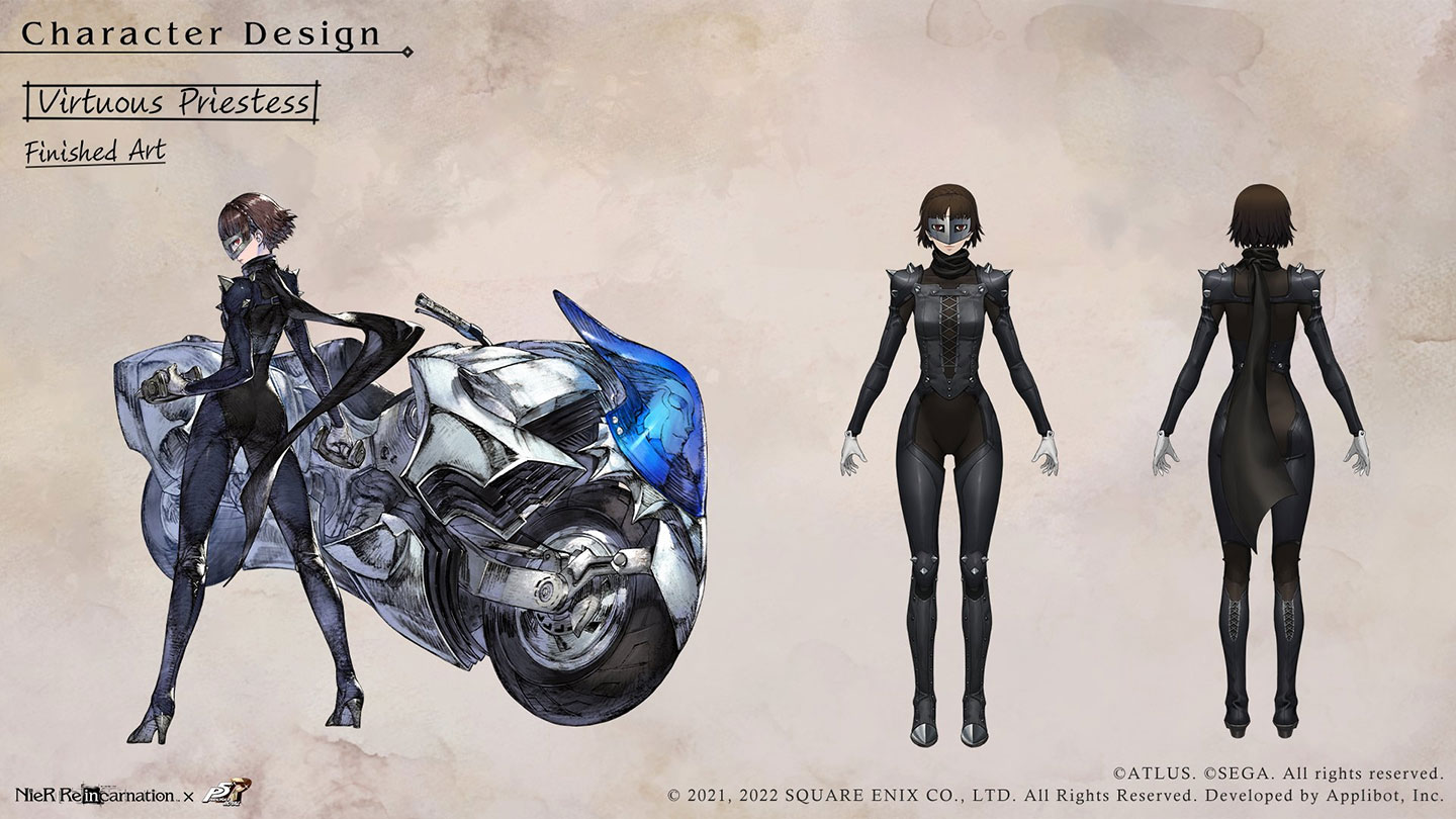 Queen, Virtuous Priestess Concept Art from NieR Reincarnation
