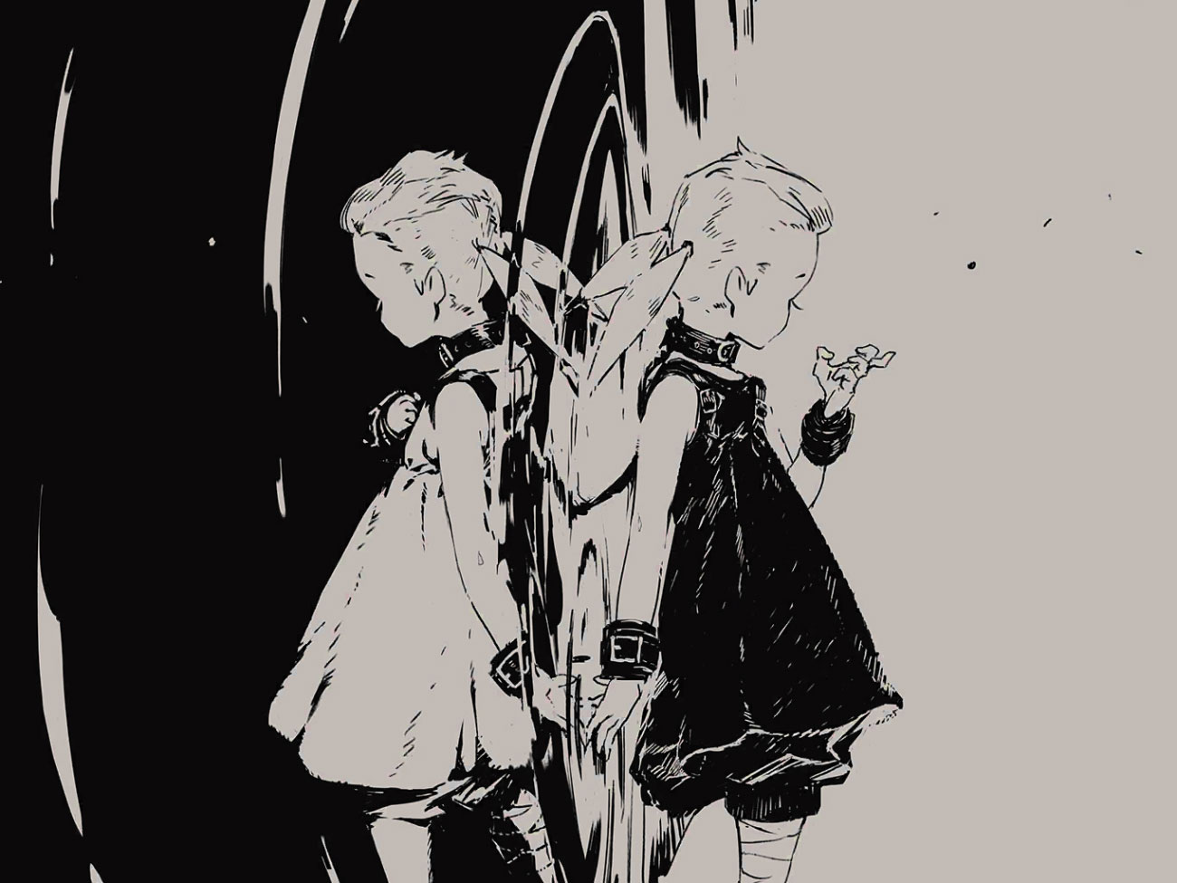 Redemption: Black Chapter Artwork from NieR Reincarnation