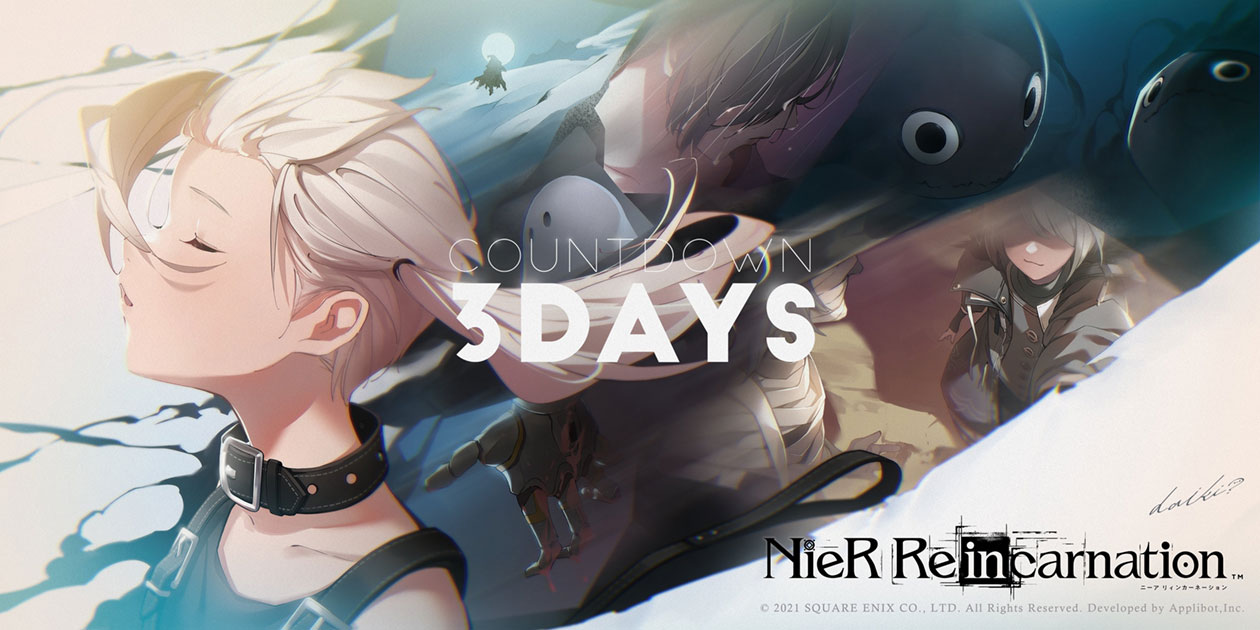 Release Countdown 3 Days Art from NieR Reincarnation