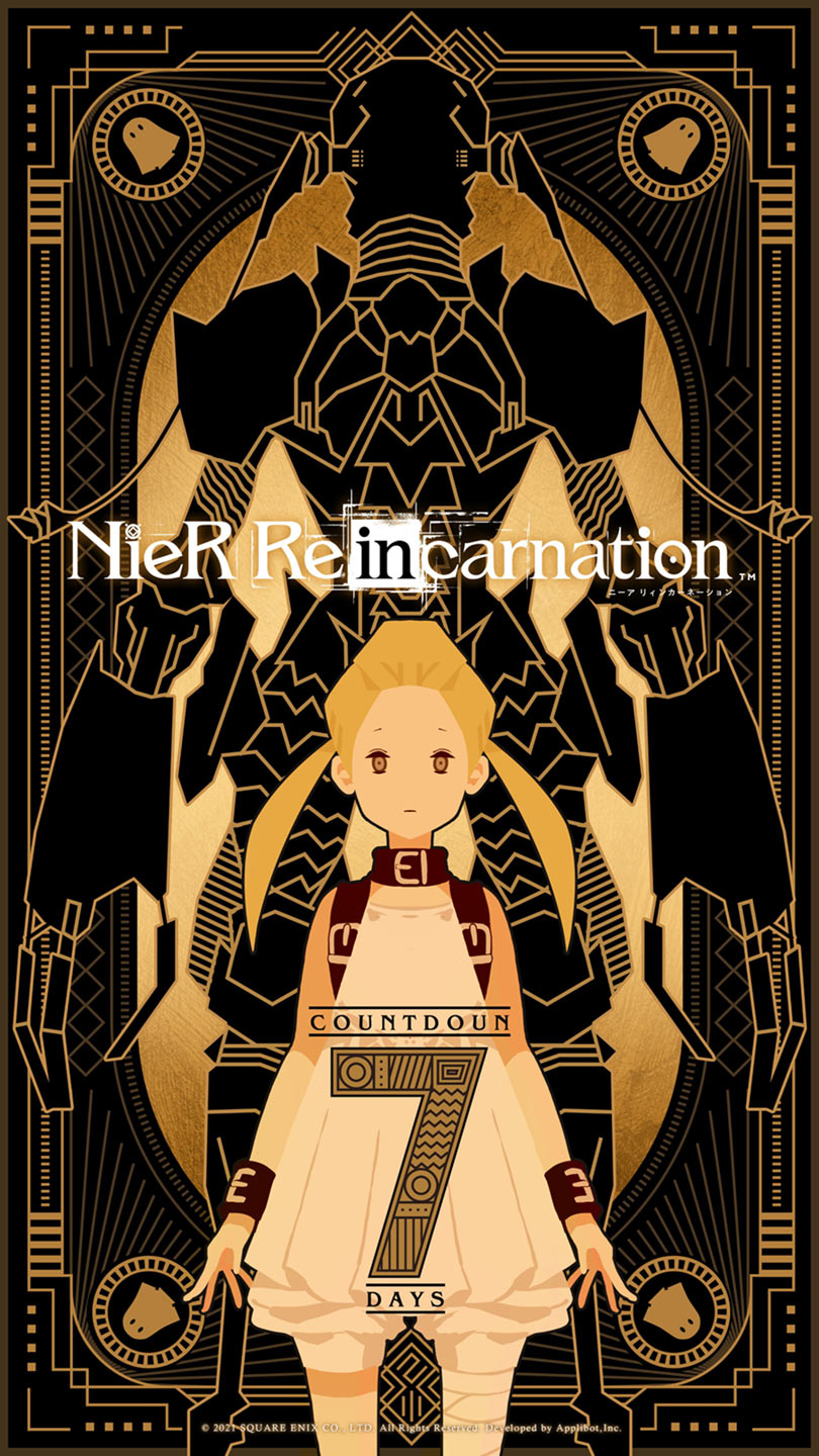 Release Countdown 7 Days Art from NieR Reincarnation