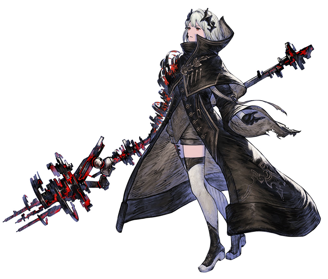 Rion, Abyssal Exile Art from NieR Reincarnation