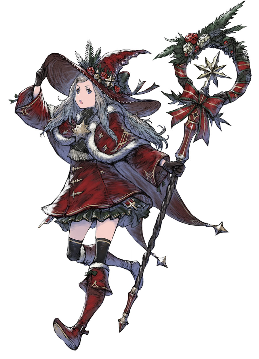 Saryu, Yuletide Witch Art from NieR Reincarnation