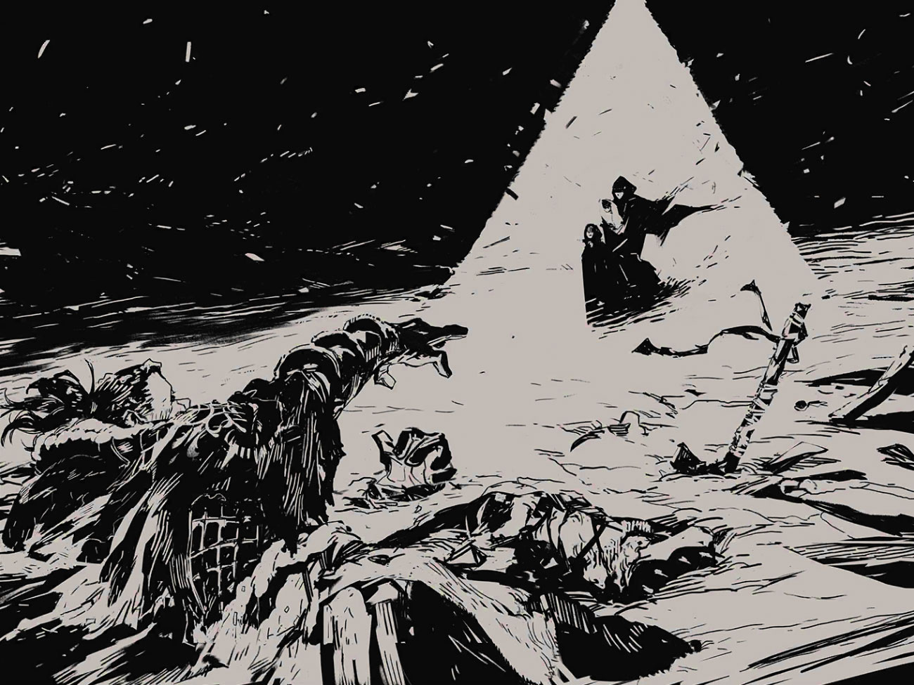 The Distant Peak Chapter Artwork from NieR Reincarnation