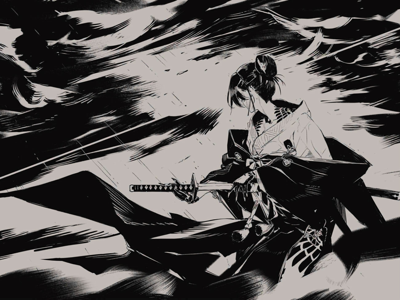 This Violent, Fleeting World Chapter Art from NieR Reincarnation