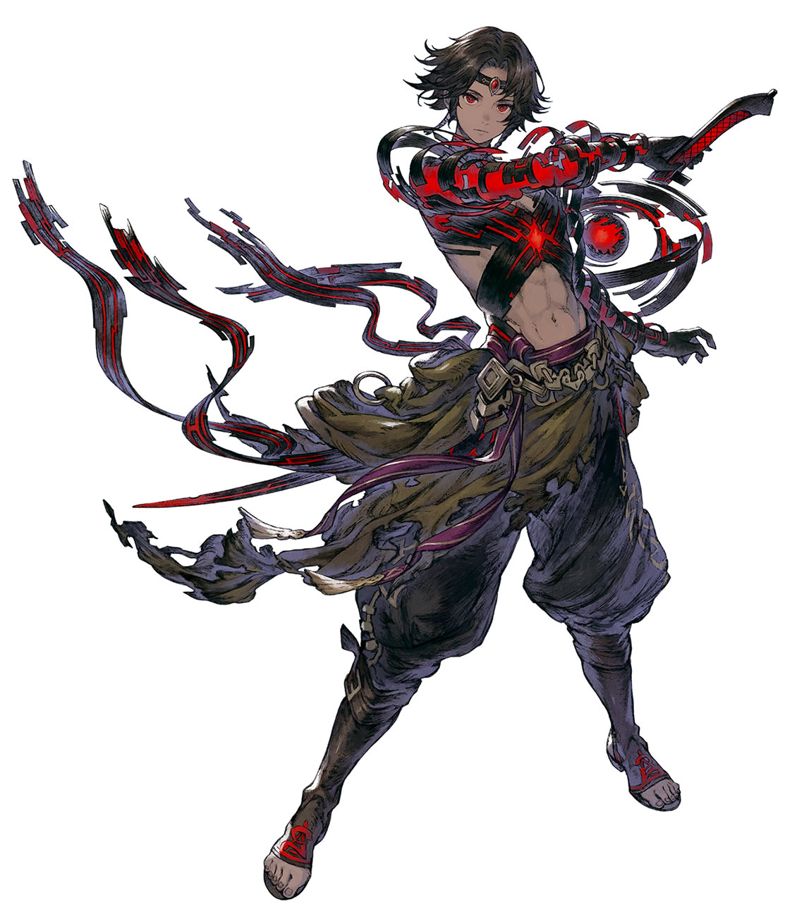 Yudil, Abyssal Boor Art from NieR Reincarnation