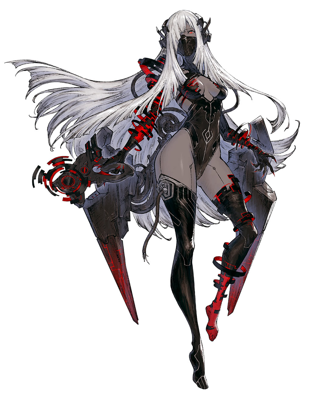Yurie, Abyssal Ruler Art from NieR Reincarnation