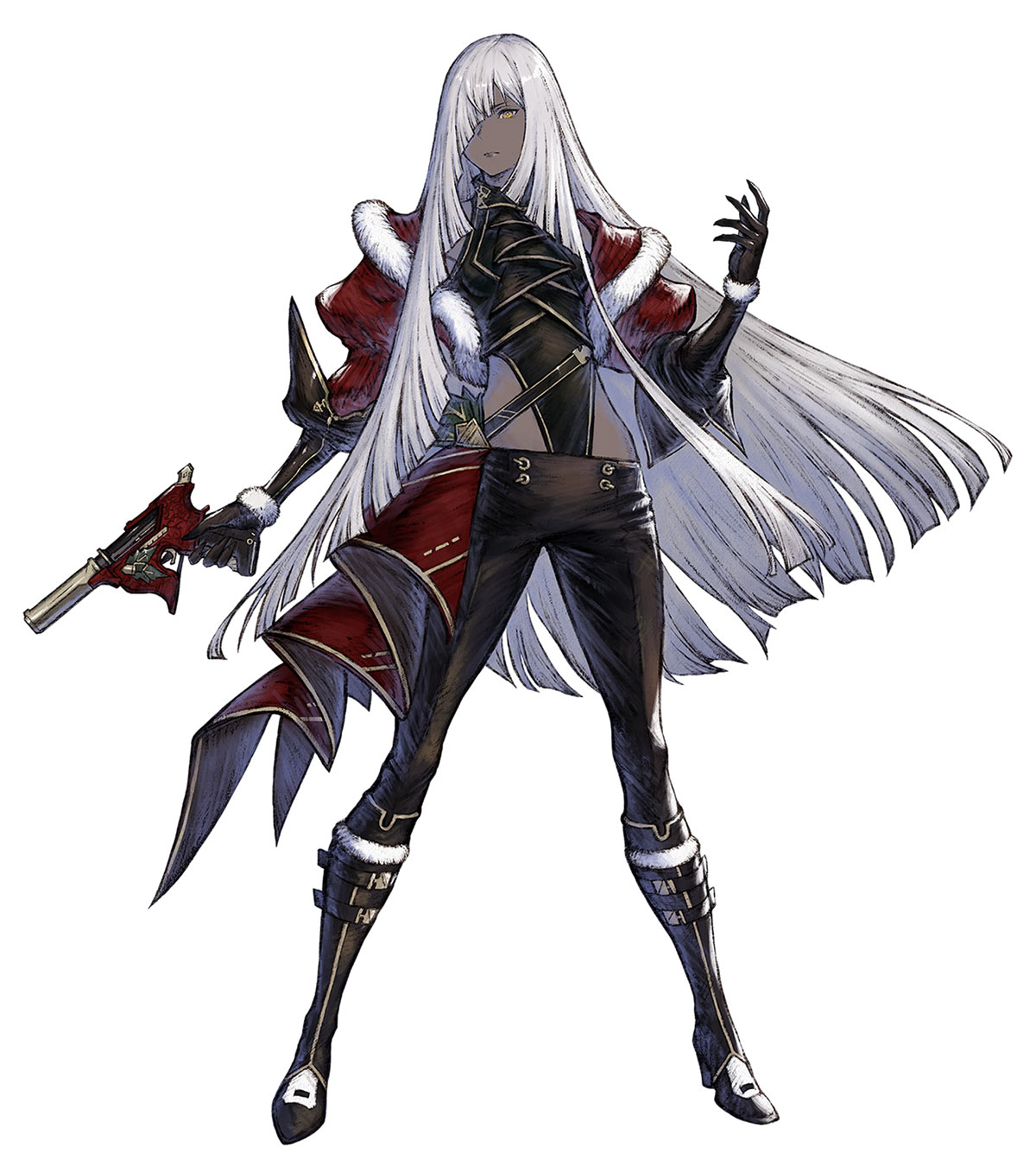 Yurie, Yuletide Ruler Art from NieR Reincarnation