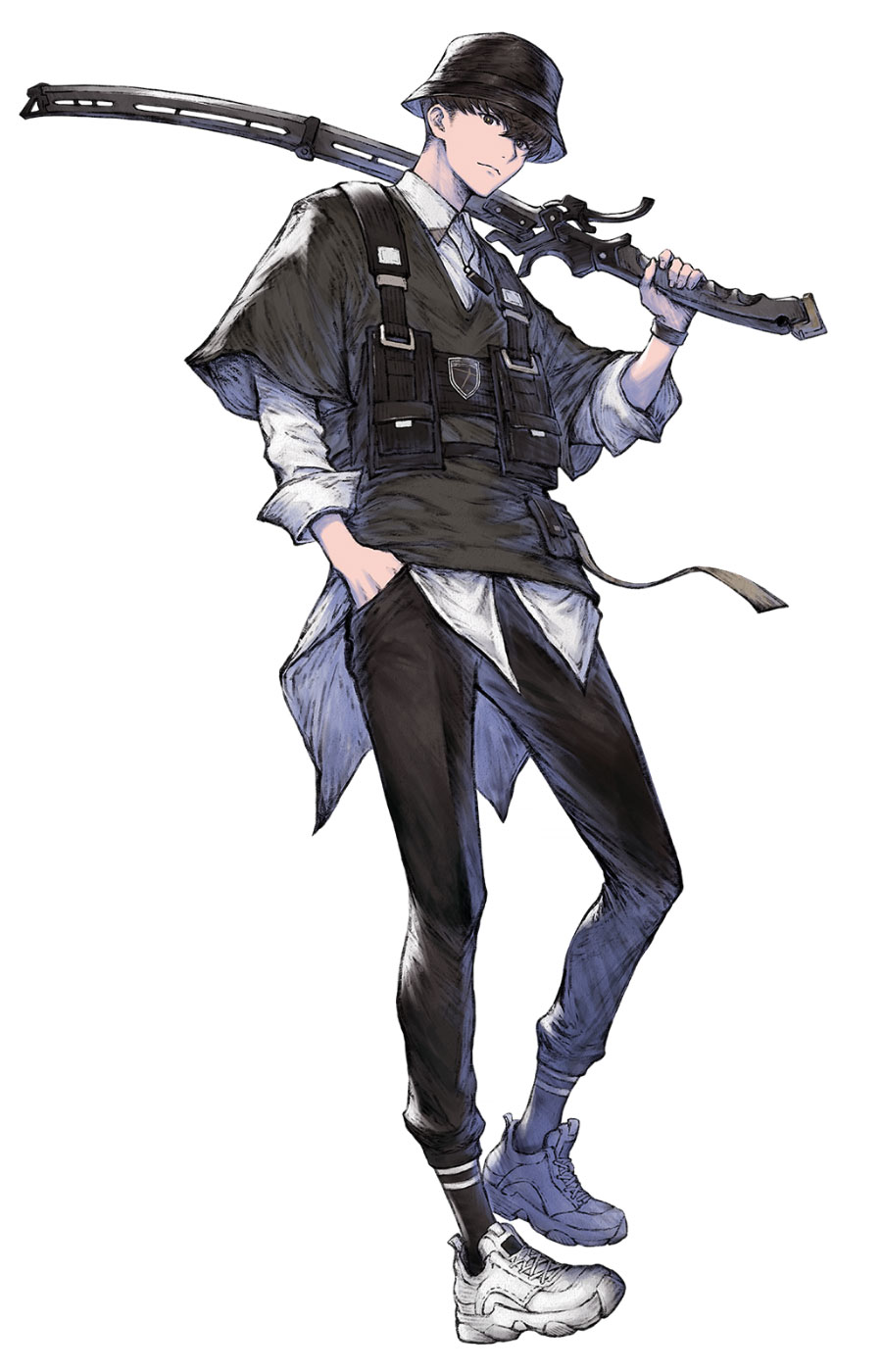 Yuzuki, Guardian Student Art from NieR Reincarnation