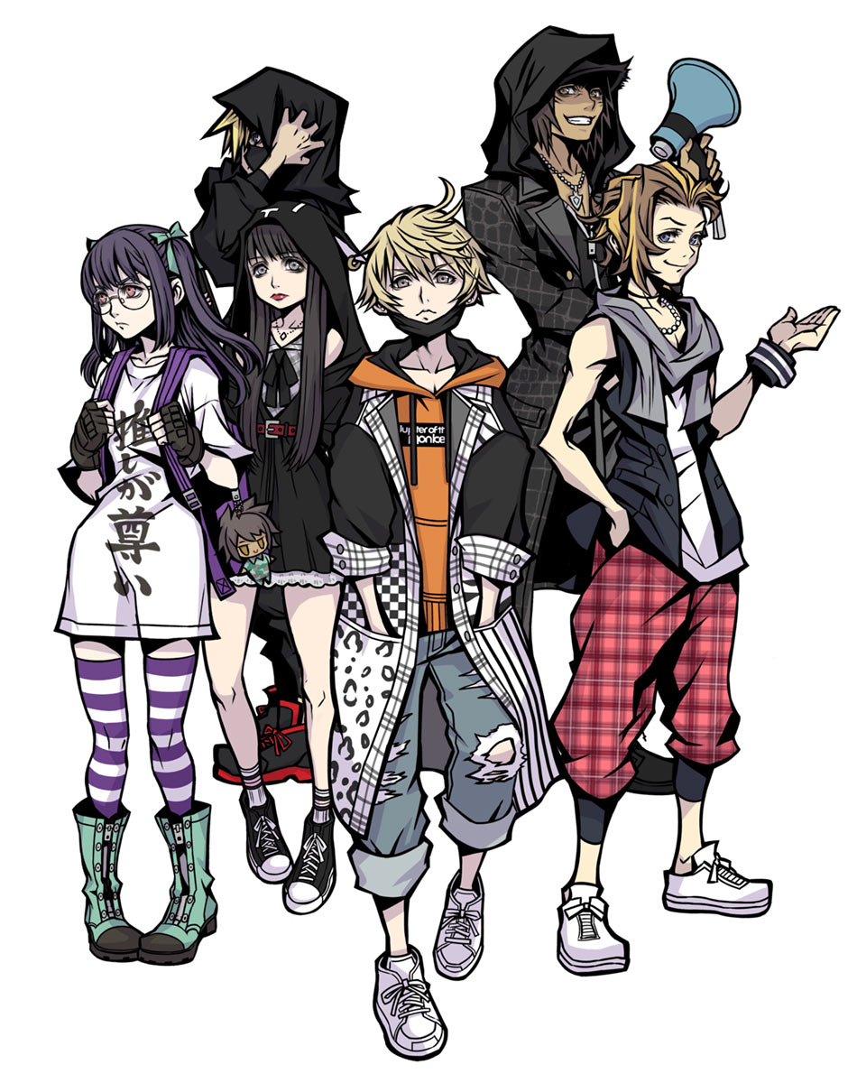 Characters Art from Neo: The World Ends with You