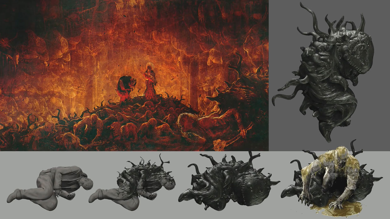 Birth of Lycans Art from Resident Evil Village