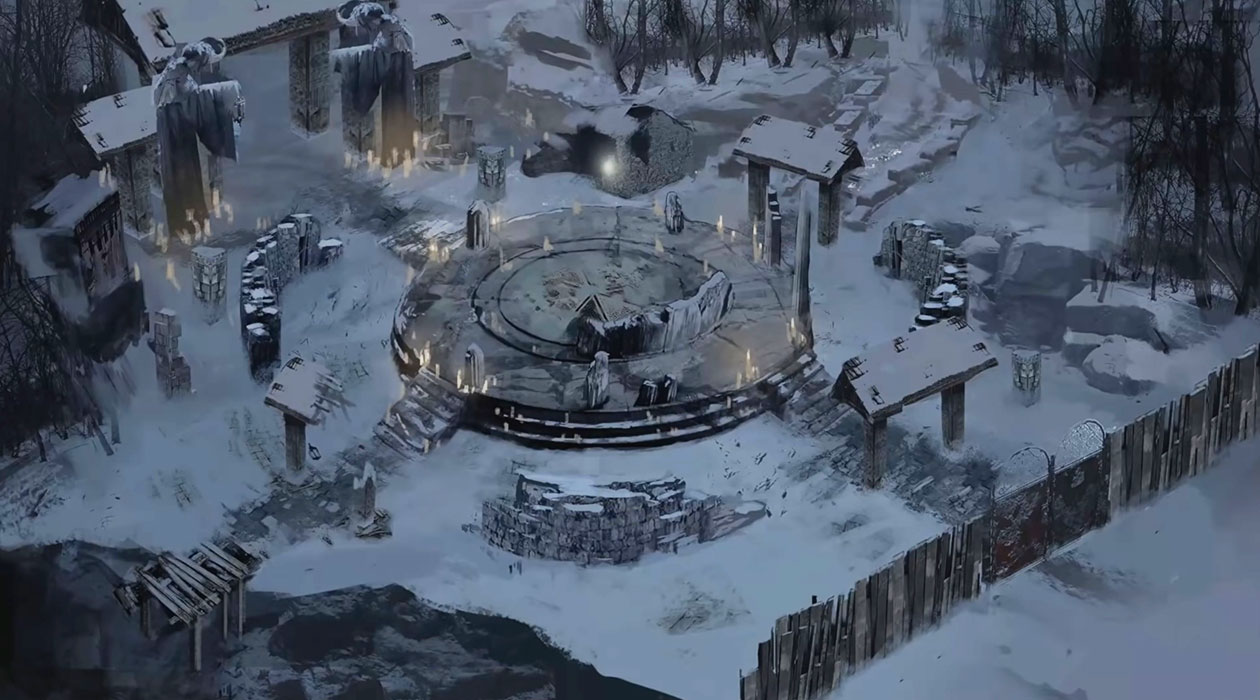 Crossroads Art from Resident Evil Village