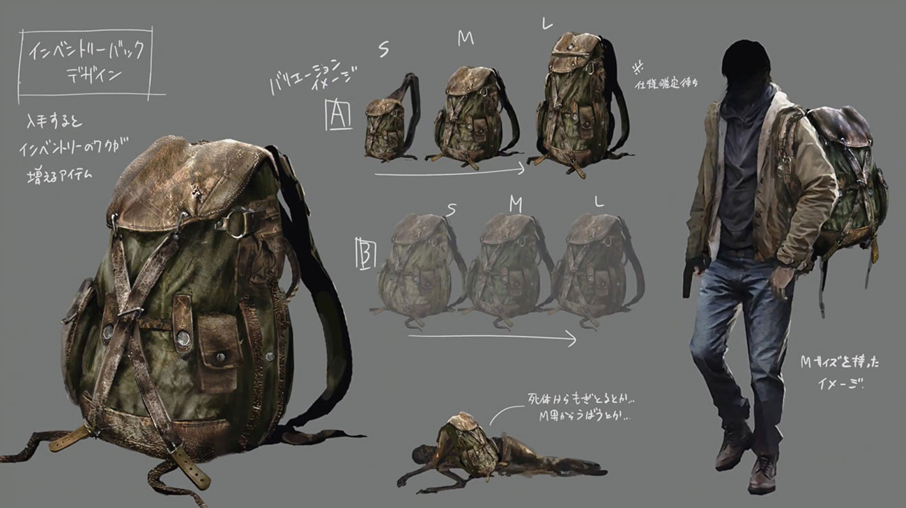 Ethan's Backpack Art from Resident Evil Village