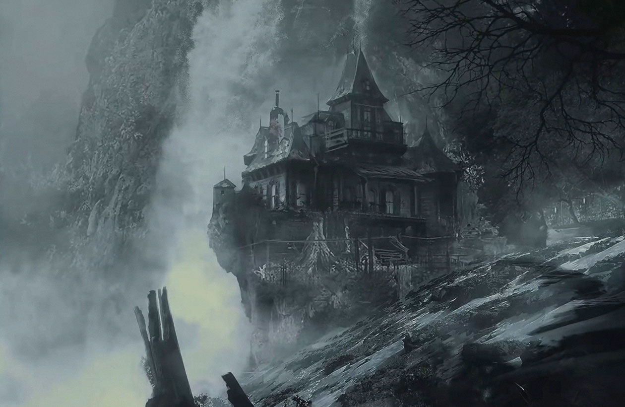 House Beneviento Art from Resident Evil Village