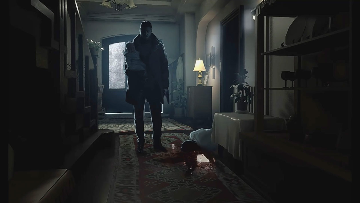 Mia's Murder Art from Resident Evil Village