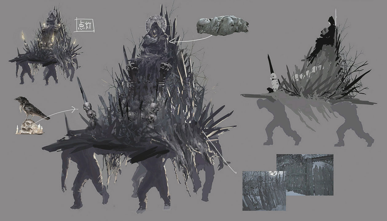 Miranda's Throne Art from Resident Evil Village