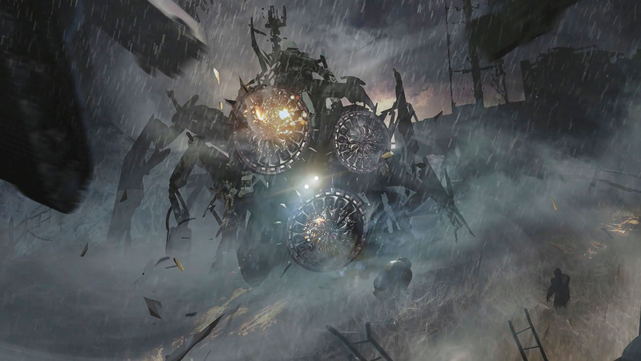 Mutated Heisenberg Fight Art from Resident Evil Village