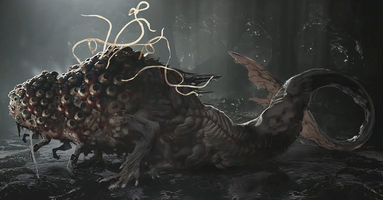 Mutated Moreau Art from Resident Evil Village