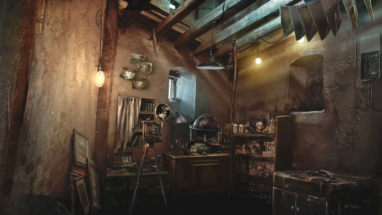 Safe Room Art from Resident Evil Village