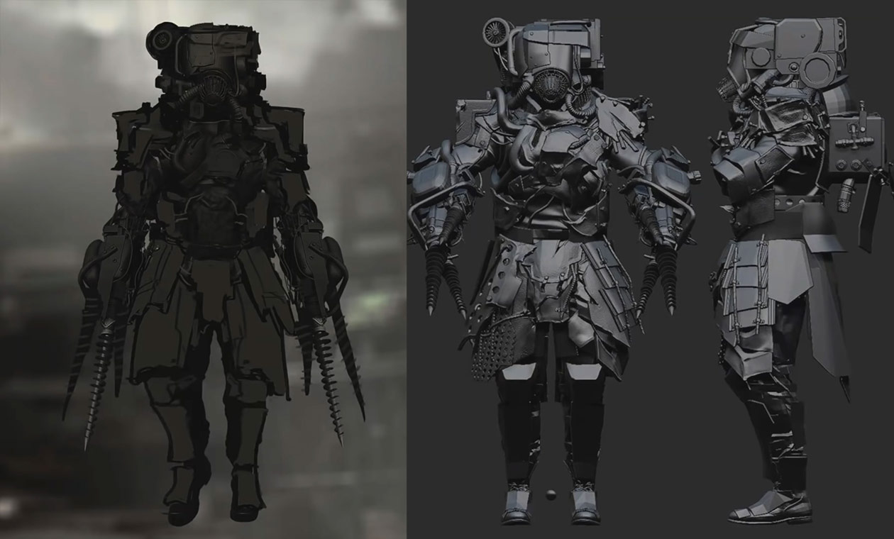Soldat Panzer Art from Resident Evil Village