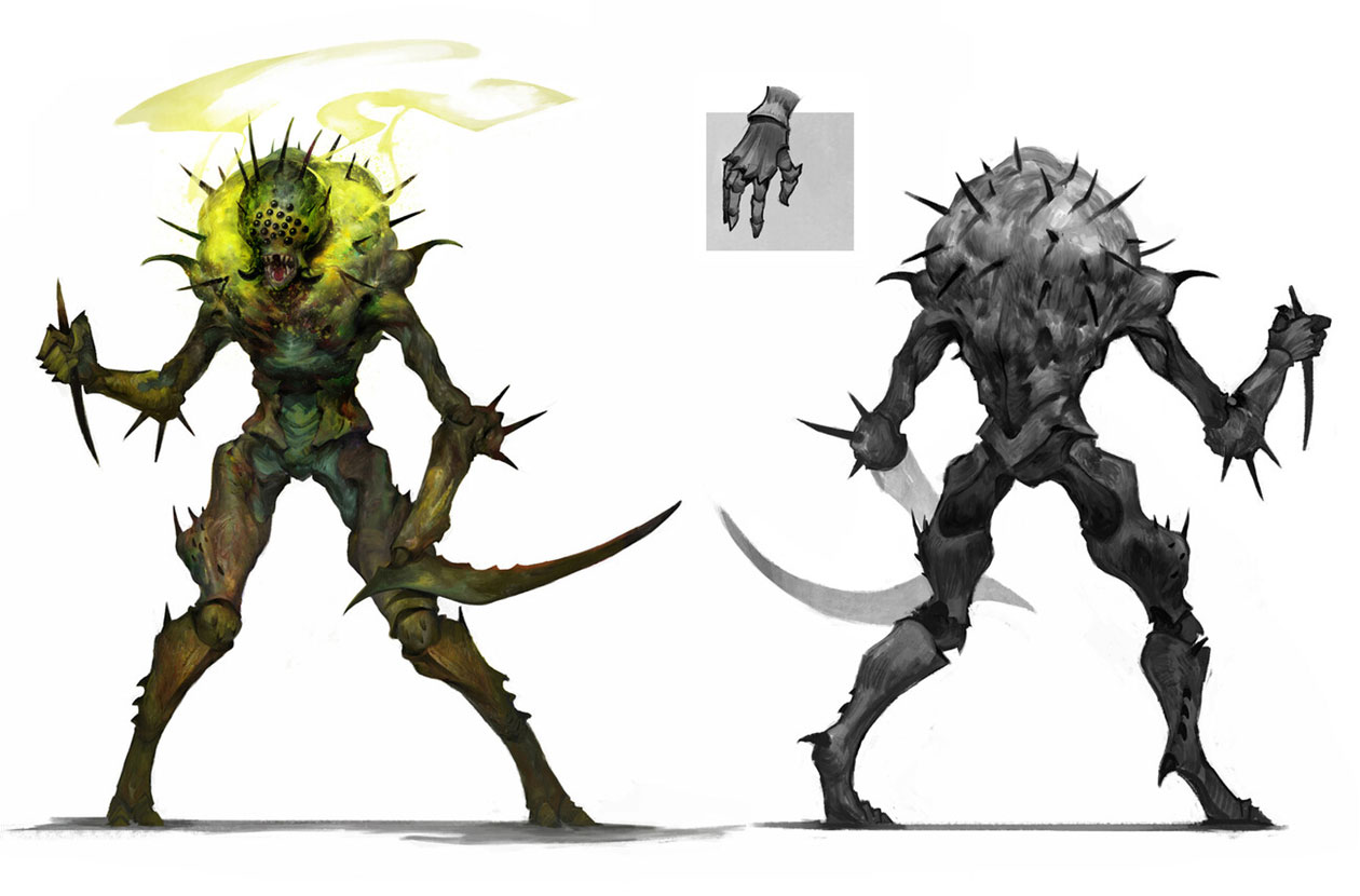 Barbed Terror Swamp Elf Art from Remnant: From the Ashes