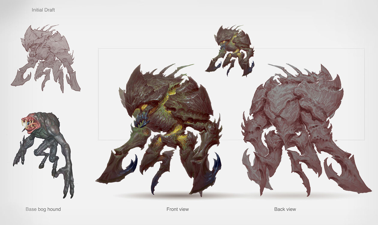 Bog Hound Blademaw Art from Remnant: From the Ashes
