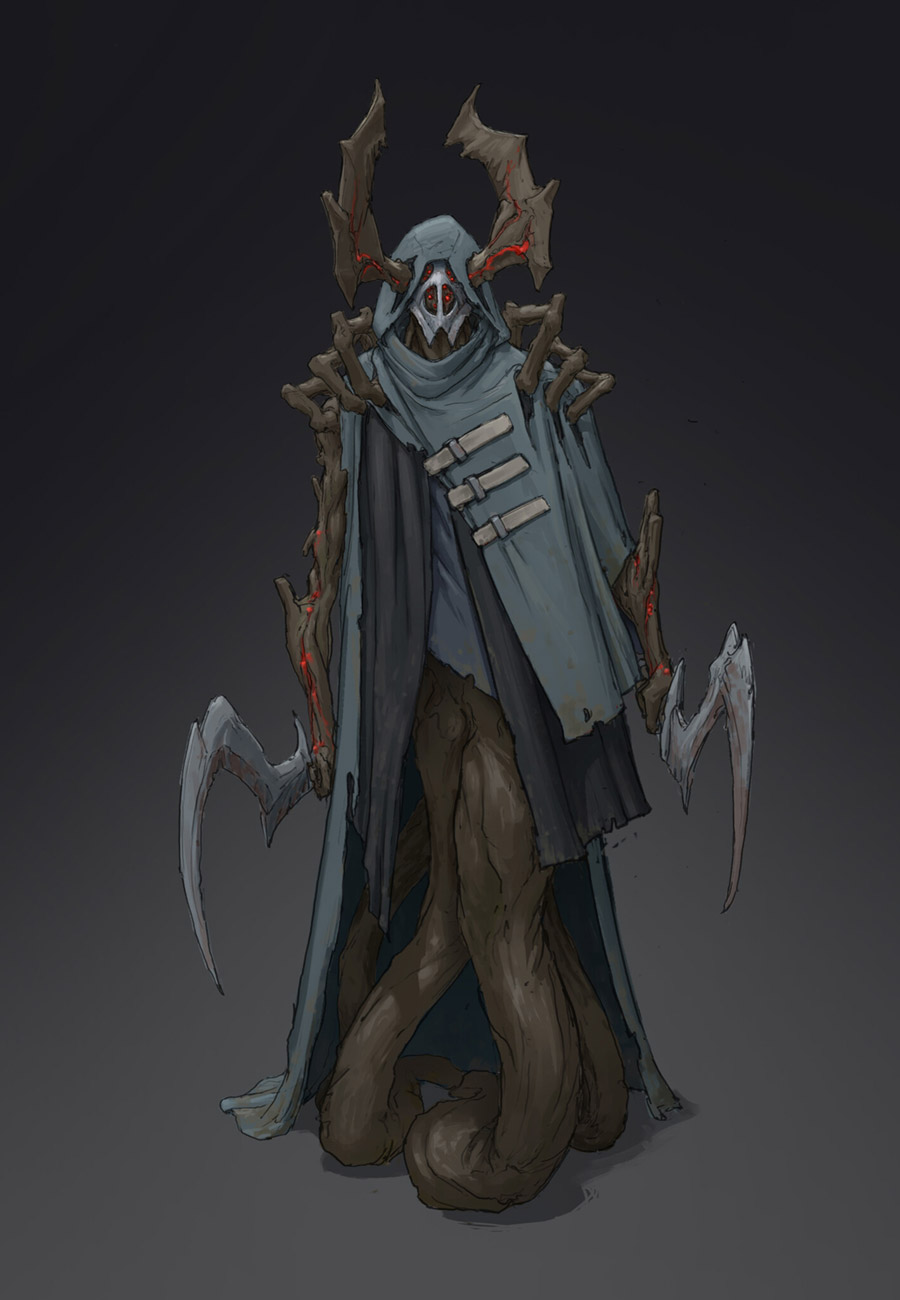 Hunter Knight Art from Remnant: From the Ashes