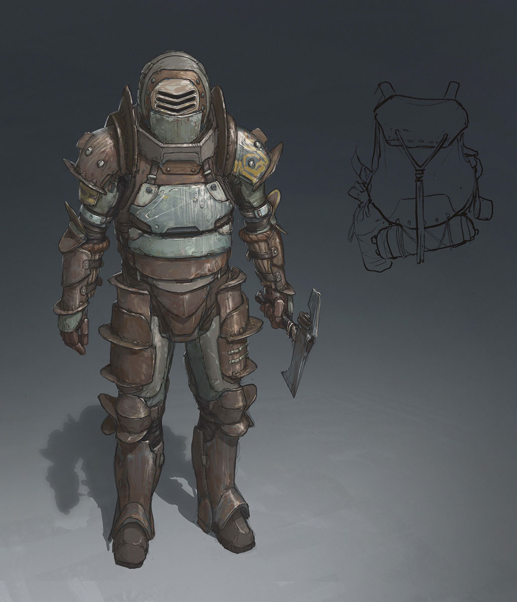 Leto's Armor Art from Remnant: From the Ashes