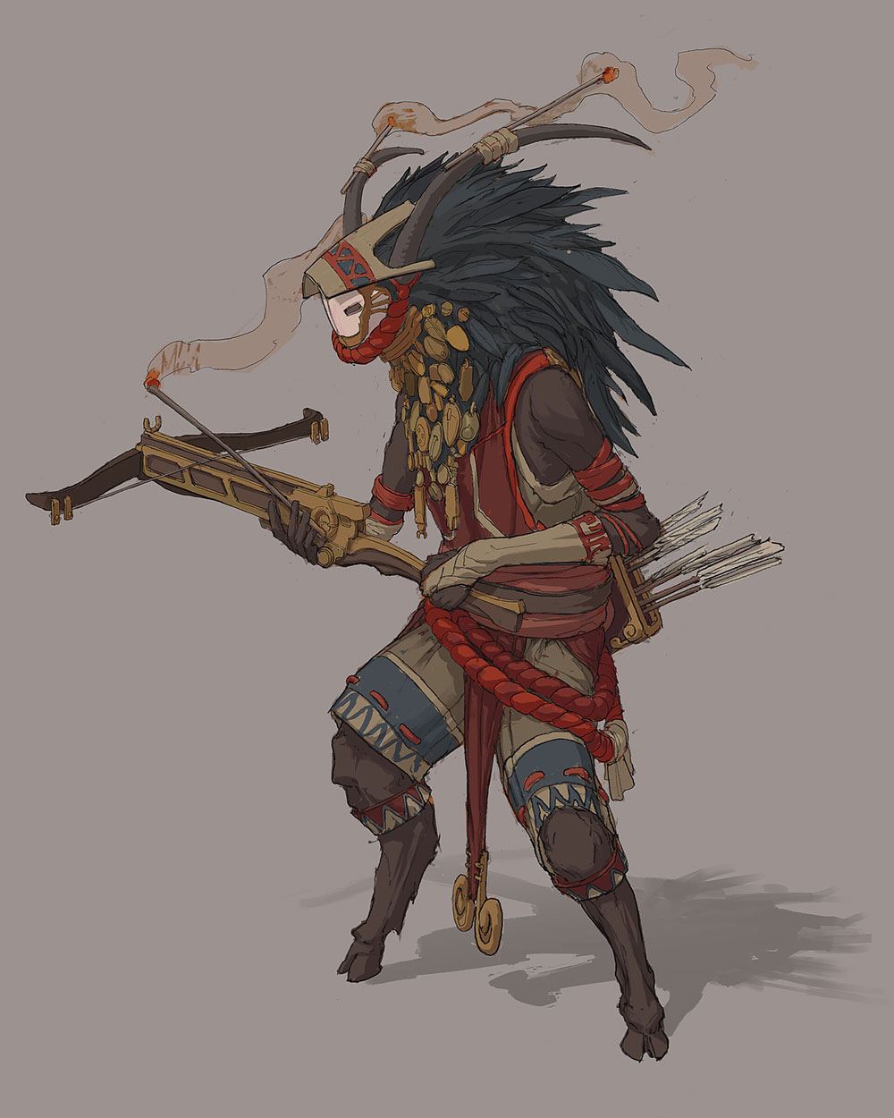 Pan Fire Archer Art from Remnant: From the Ashes