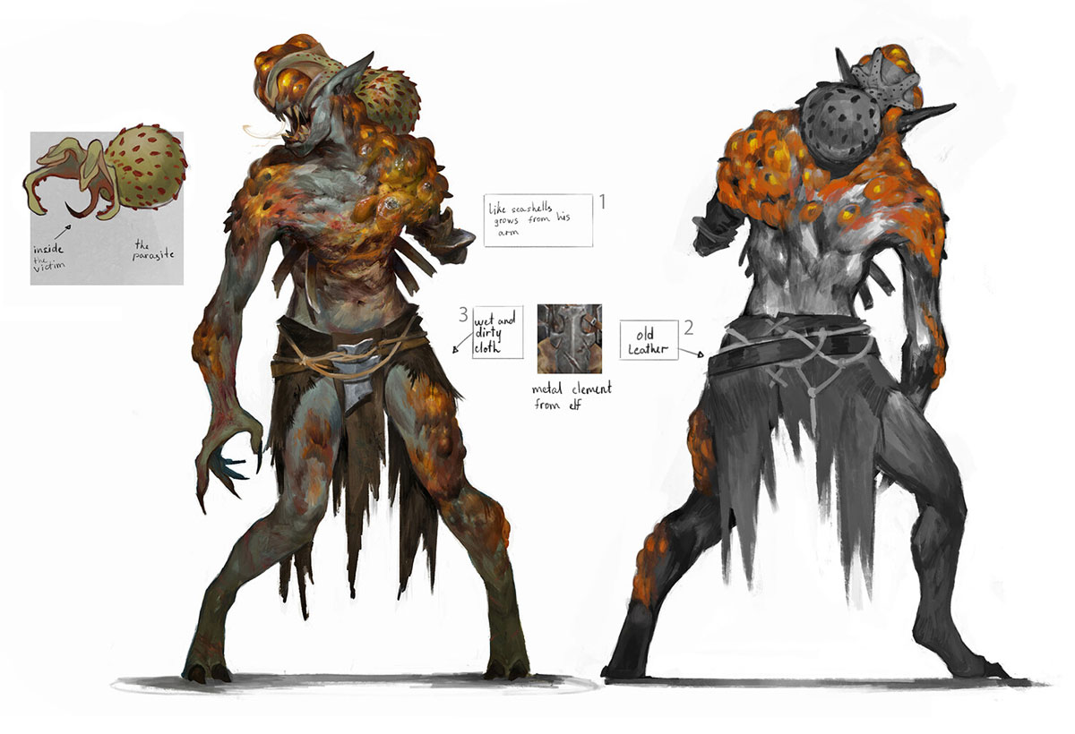 The Fallen Swamp Elf Art from Remnant: From the Ashes