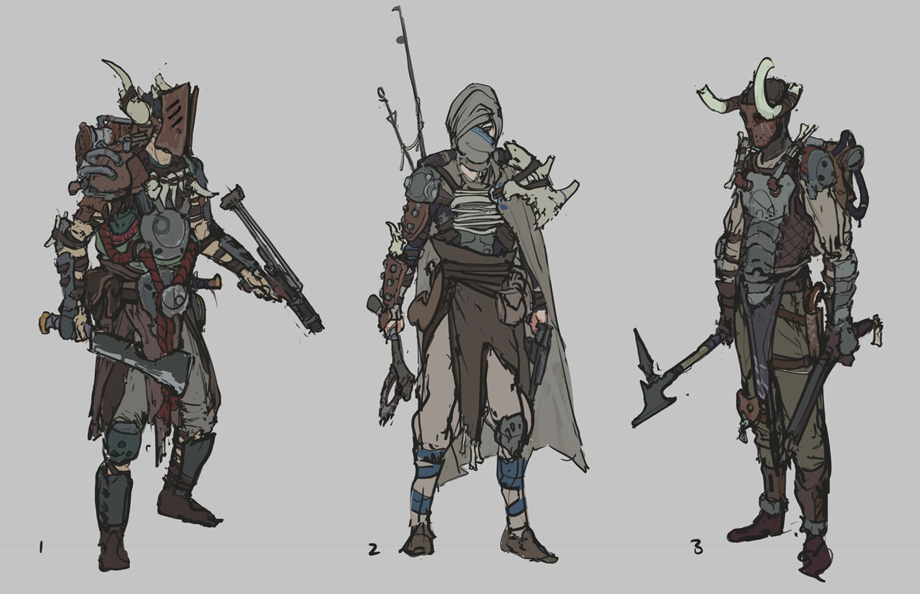 Wasteland Armor Art from Remnant: From the Ashes