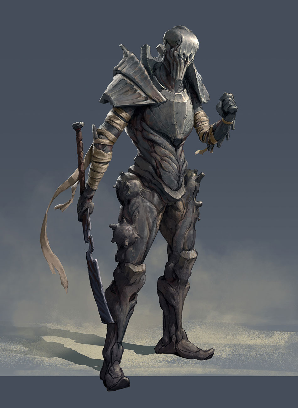 Wasteland Heavy Armor Art from Remnant: From the Ashes