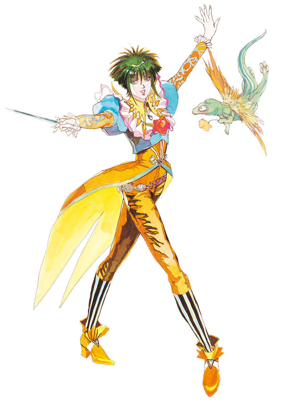 Asellus Character Art from SaGa Frontier Remastered