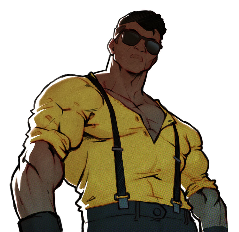 Adam Hunter Art from Streets of Rage 4