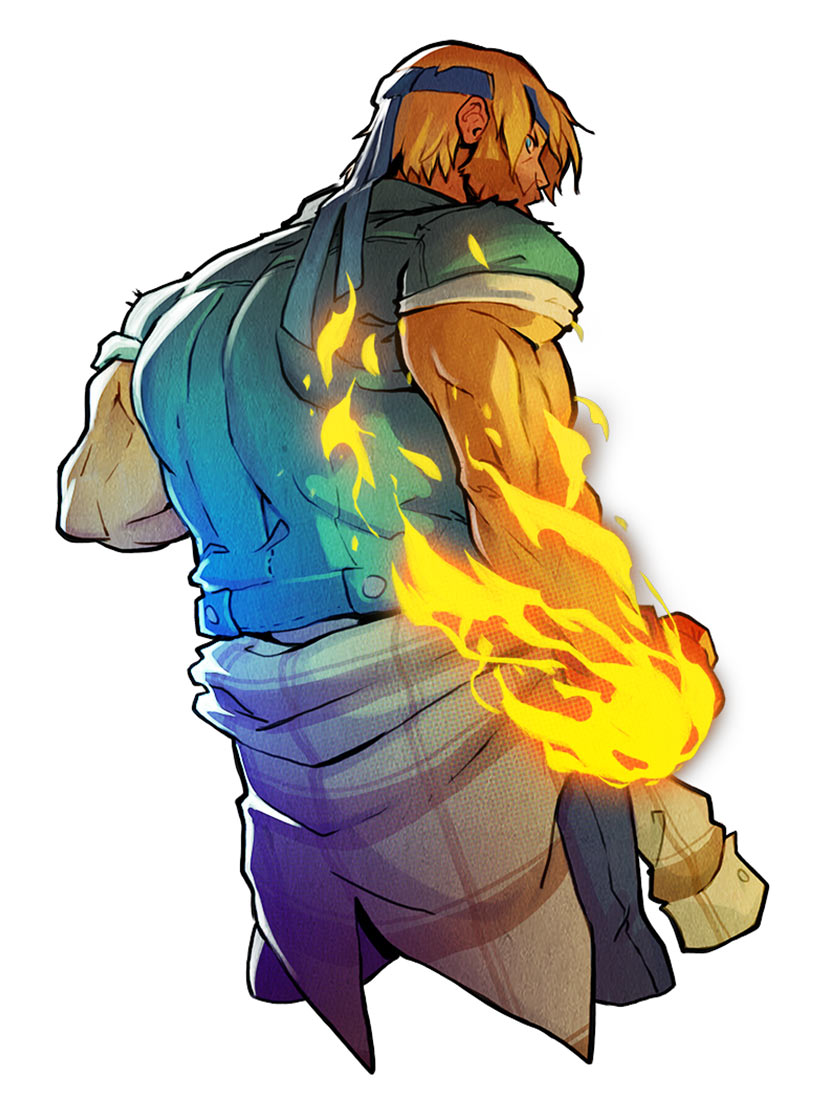 Axel Stone Art from Streets of Rage 4
