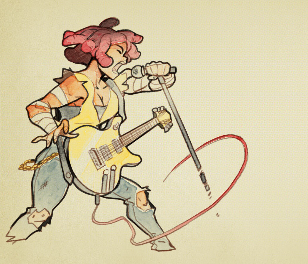 Cherry Ending Art from Streets of Rage 4