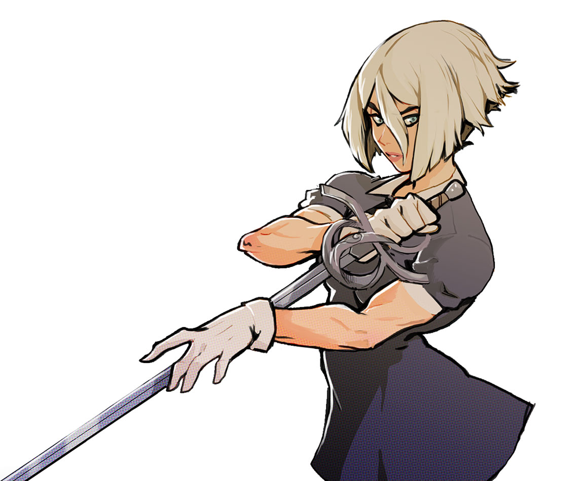 Ms. Y Art from Streets of Rage 4
