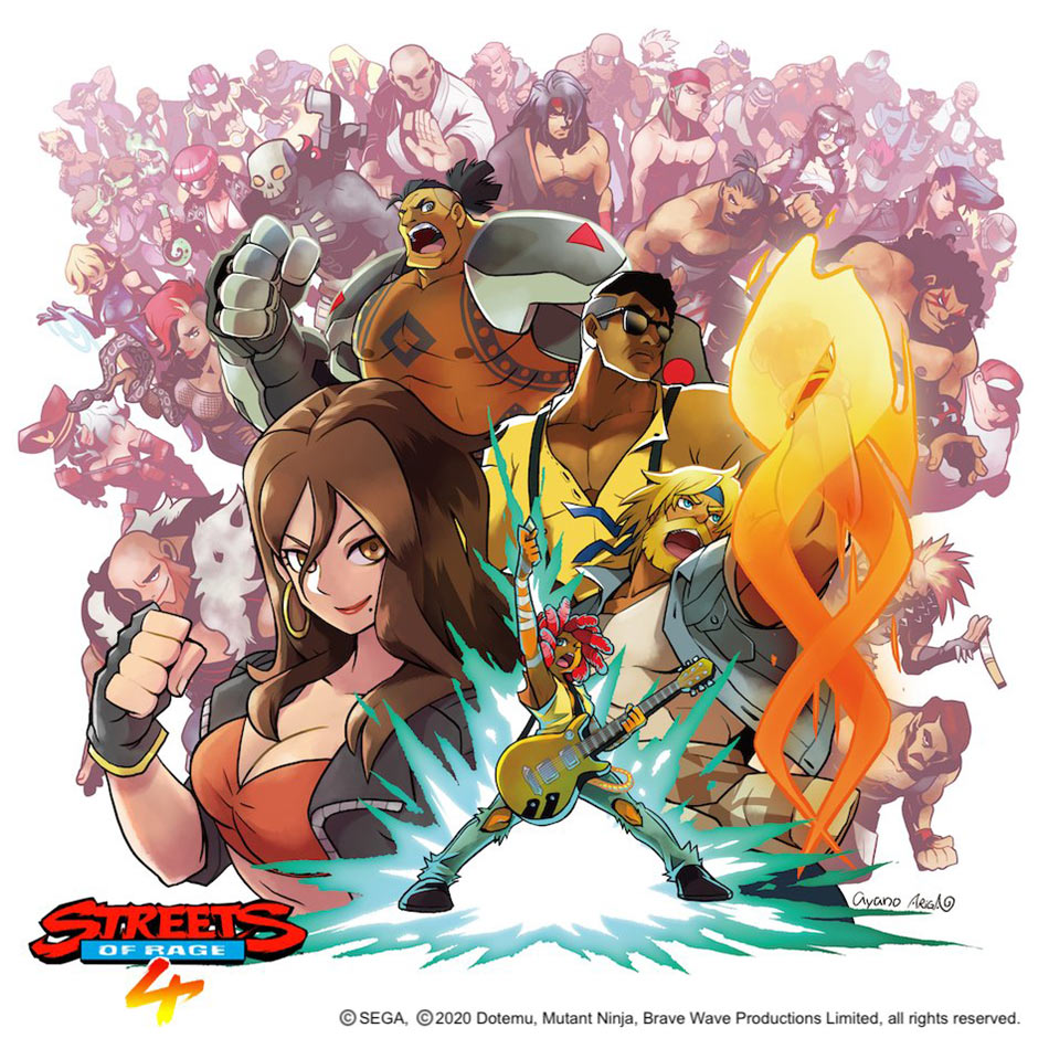 Soundtrack Art from Streets of Rage 4
