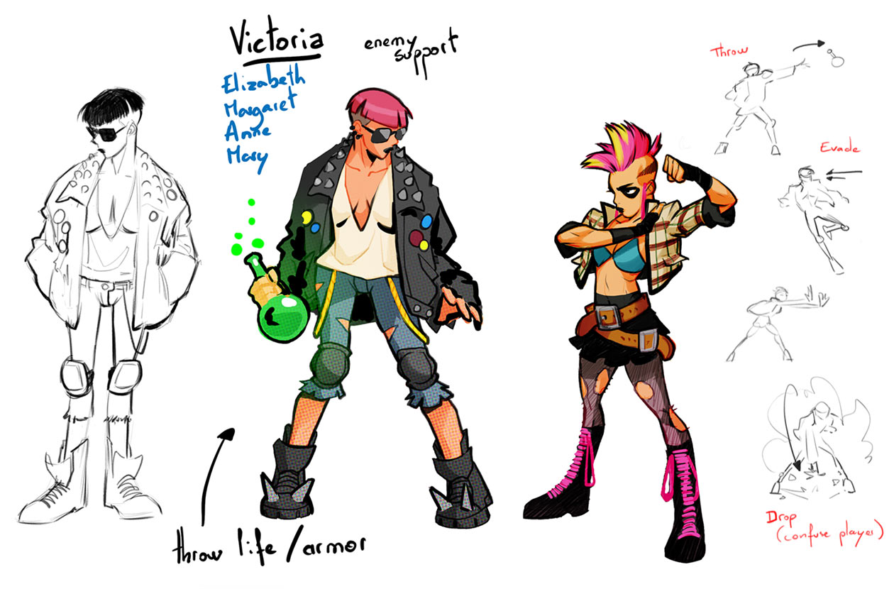 Victoria Art from Streets of Rage 4