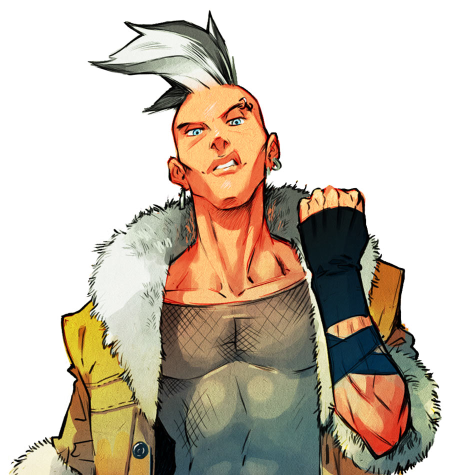 Y. Signal Art from Streets of Rage 4
